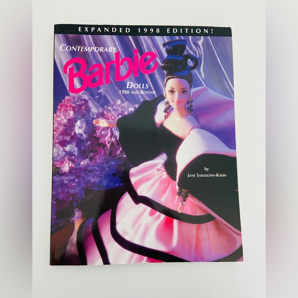 Barbie Book Cover - Pink, Black, Purple